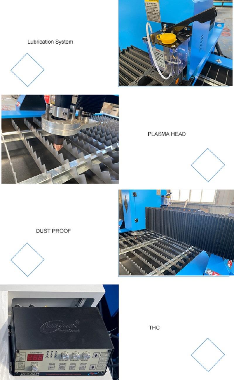 Bench Type High Precision Aluminum Cutting Table CNC Plasma Cutting Machine Remax-1530
