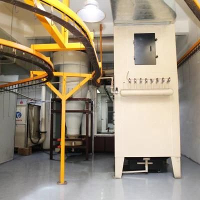 Customized Full Automatic Powder Coating Paint Line Systems Automatic Spray Painting Booth Equipment