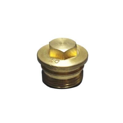 Custom Precision Brass Machining Hex Brass Female End Cap