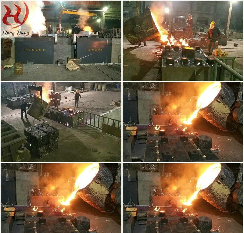Induction Melting Furnace to Rolling Mill for Rebar Produce Plant