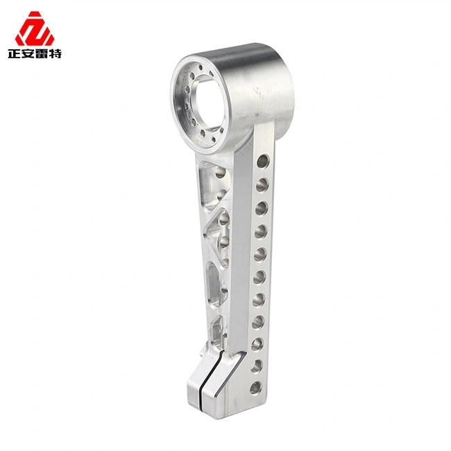 Customized CNC Milling Machined Aluminum Sliver Anodized Part for Sound Equipment Accessories Enclosure Part