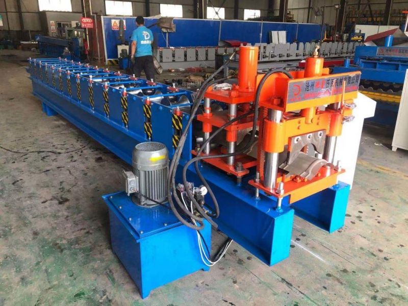 Glazed Tile Capping Ridge Roof Panel Roll Forming Machine/Roof Ridge Tiles Building Materials Machinery