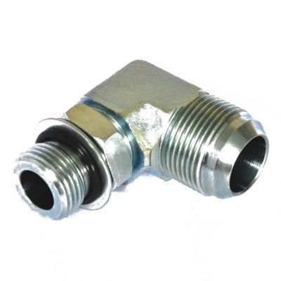 OEM Customized CNC Machined Part, SAE Hydraulic Flange