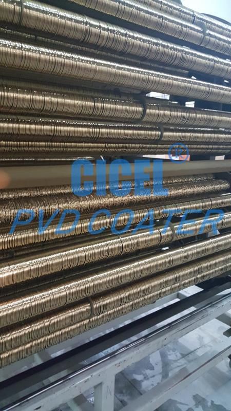 Horizontal Glass Bangles PVD Vacuum Coating Machine From Cicel