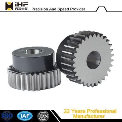 Ihf CNC Transmission Parts Carbon Steel Hardened Stainless Steels Spur Pinion Gears