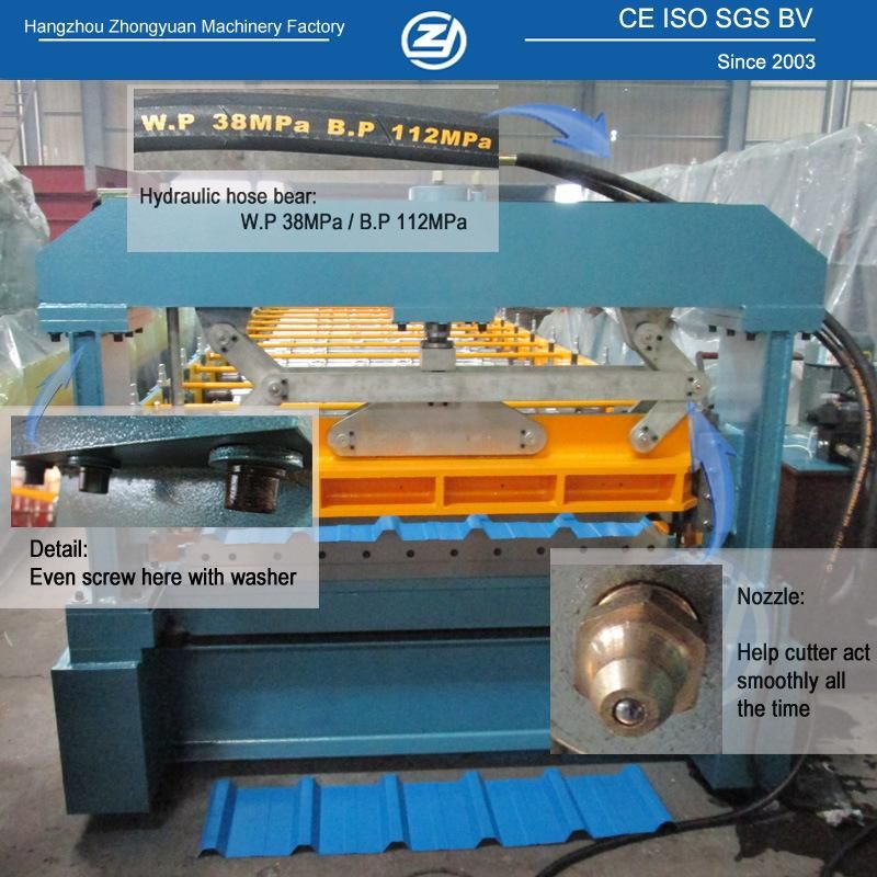Factory Lifetime Service! Wall Color Roof Building Tile Cold Roll Forming Machine with Mitsubishi PLC