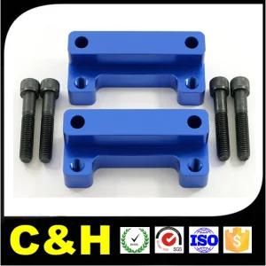 Blue Anodized CNC Machined Aluminum Parts for Motorcycle