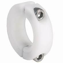 Plastic Clamp Style 24mm Od and 9mm Width 10mm Two-Piece Shaft Collar