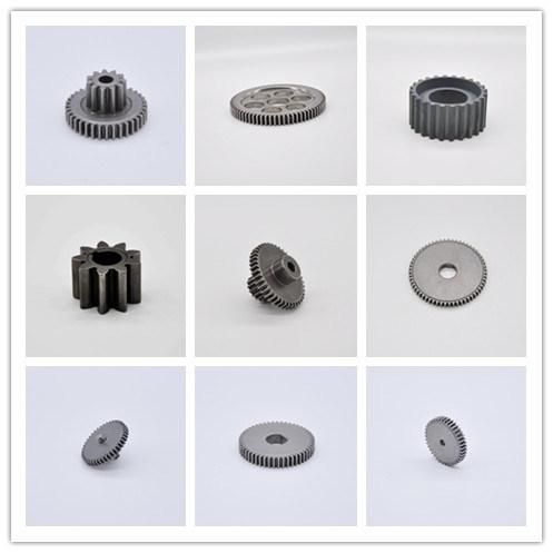 Customized Sintered Powder Tooth Metal Pinion Spur Components Powdered Iron Pm Gear Metal Metallurgy Parts