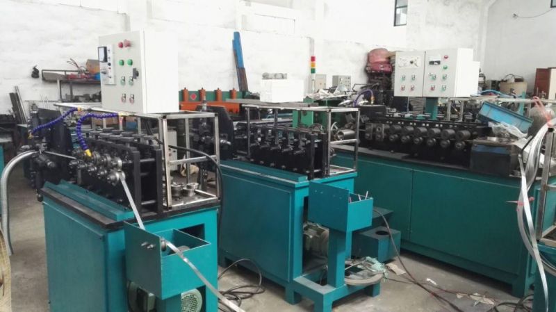 High Performance Whole Exhaust Pipe Prouction Line, Exhaust Interlock Hose Metal Hose Forming Machine