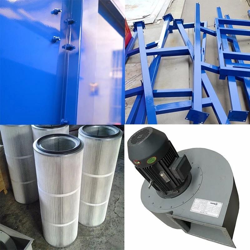 High Efficient Powder Spray Coating Booth Recovery System for Powder Coating Line