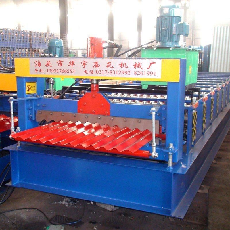 7.8*1.5*1.2m One Year Xn Aluminum Flexible Duct Roofing Tile Machine