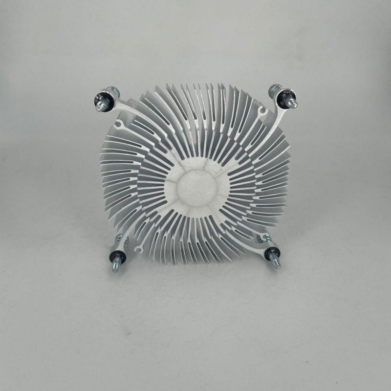 30*30*15 Heat Sink Aluminum Extrusion Sun Flower Plug Copper