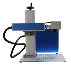 20W Fiber Laser Marking Machine on Metal, Ss Steel Sheet