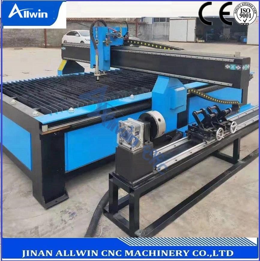 Pipe Tube CNC Plasma Cutting Machine 1530 Plasma Cutter Metal Sheet Carbon Steel