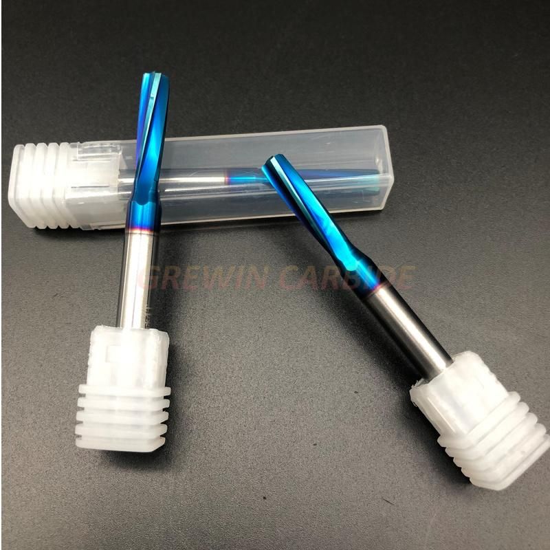 Gw Carbide - High Quality Solid Carbide Straight Shank Spiral Flute Reamer Solid Carbide Reamer with HRC 55