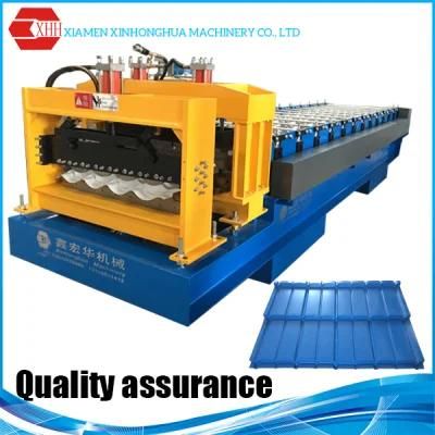 Yx13.7-148.5-875 Aluminum Metal Colorband Roofing Machine
