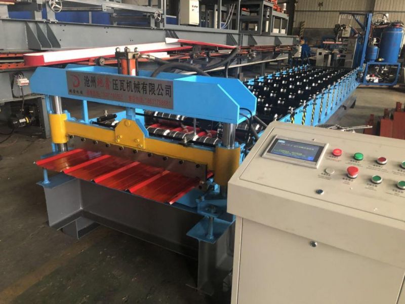 Good Price Steel Roof Plate Iron Sheet Tiles Cold Roll Forming Making Machine for Roof Panels