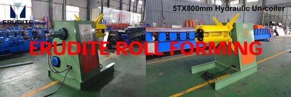 Yx75-450/600 Roll Forming Machine for Seam-Lock Profile, Pre-Notching & Post Punching+Cutting
