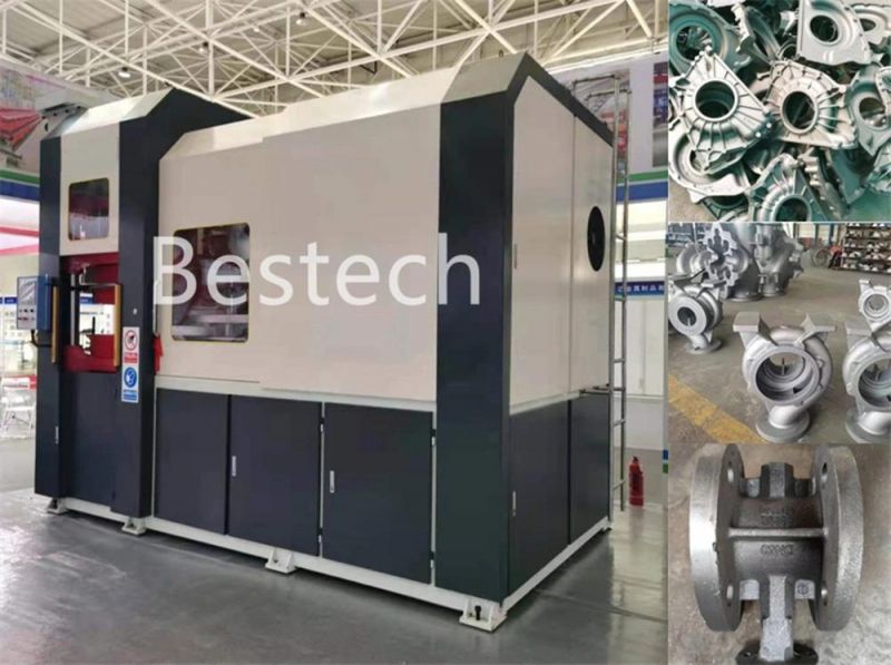 Full Automatic Green Sand Flaksless Moulding Machine Casting Production Line