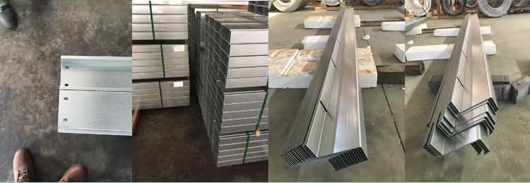 Hat Profile Cold Steel Roll Tile Forming Metallic Processing Machine