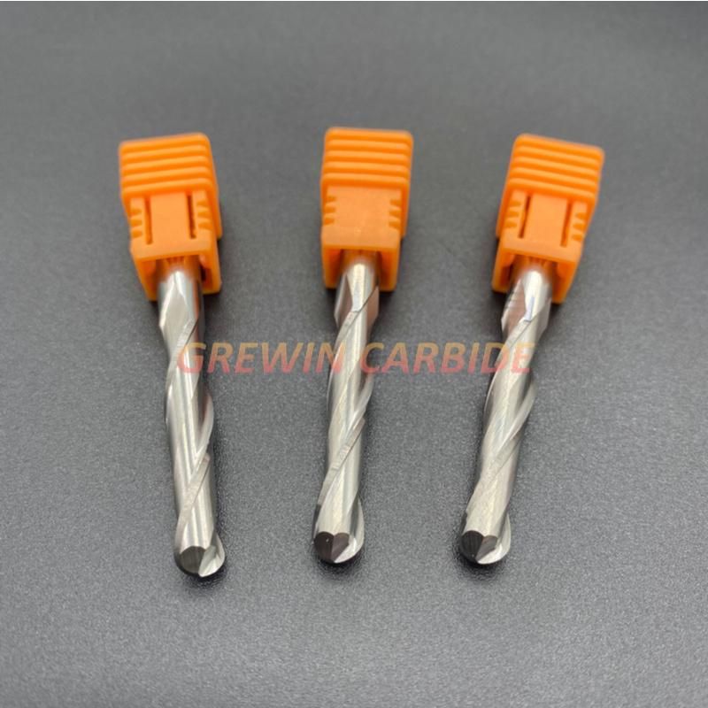 Gw Carbide - 2 Flute Carbide Sparil Ball Nose End Mill 8mm/2 Flute CNC Cutting Tool