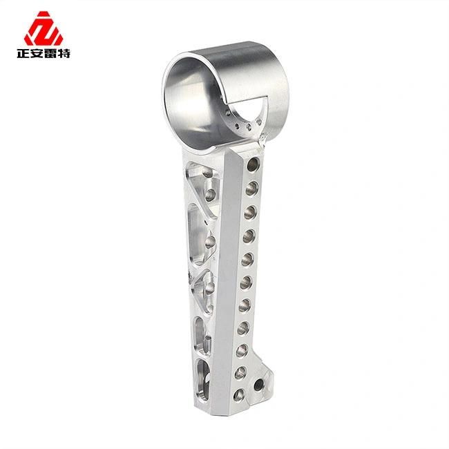 Customized CNC Milling Machined Aluminum Sliver Anodized Part for Sound Equipment Accessories Enclosure Part