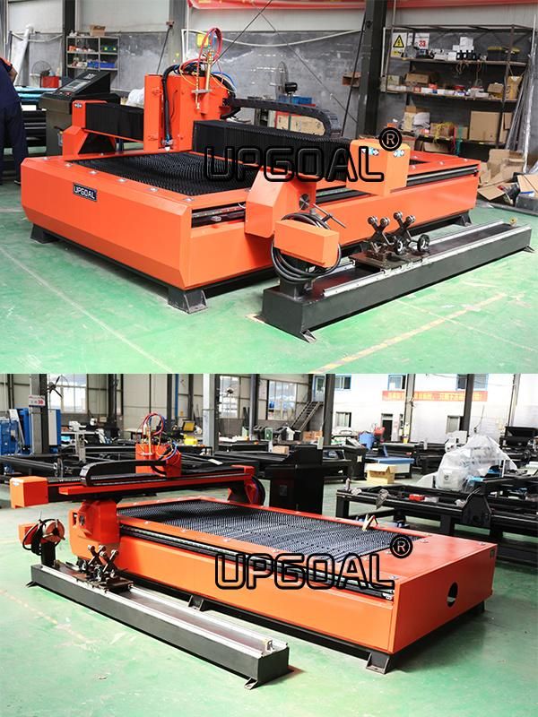 Industrial Metal Plate & Tube CNC Flame Plasma Cutting Machine 120A with Rotary Axis 1500*3000mm