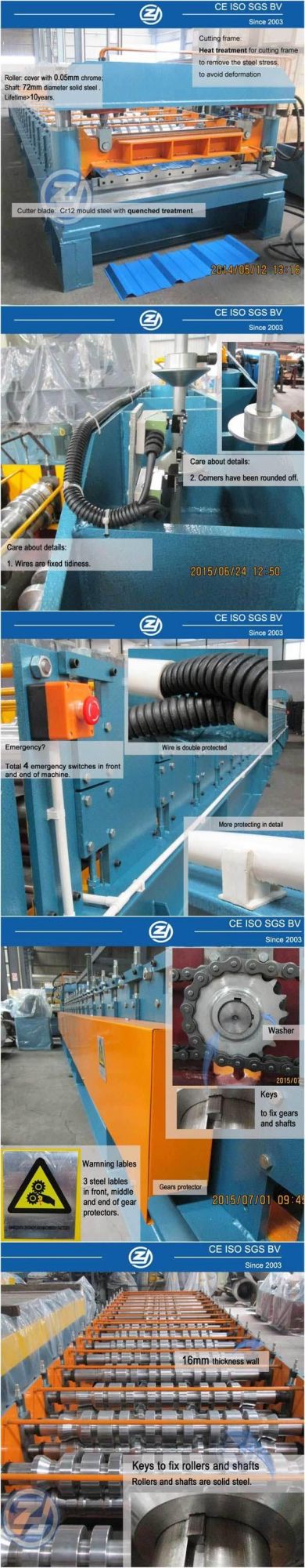 Factory Lifetime Service! Factory Customized Metal Corrugated Sheet Roof Panel Cold Roll Forming Machine with Ce/ISO9001/SGS