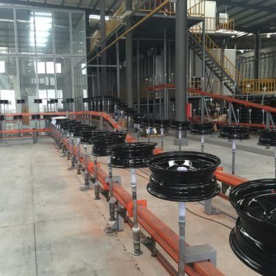 SS316 Stainless Steel Liquid/Powder Coating Paint Production Line for Aluminum Profile