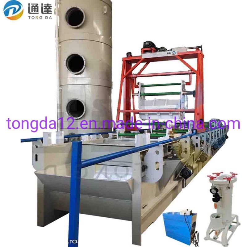 Tongda Full-Automatic Electroplating Equipment for Barrel Plating Machine Electroplating Line