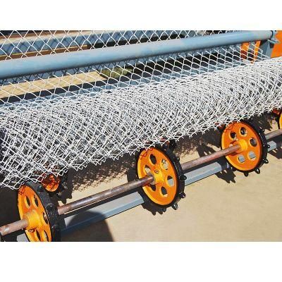 Stainless Steel Wire Mesh Link Fence Weaving Machine