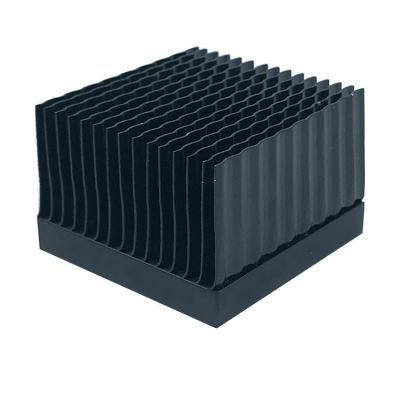 High Power Dense Fin Aluminum Heat Sink for Welding Equipment and Radio Communications and Svg and Inverter and Electronics and Apf and Power