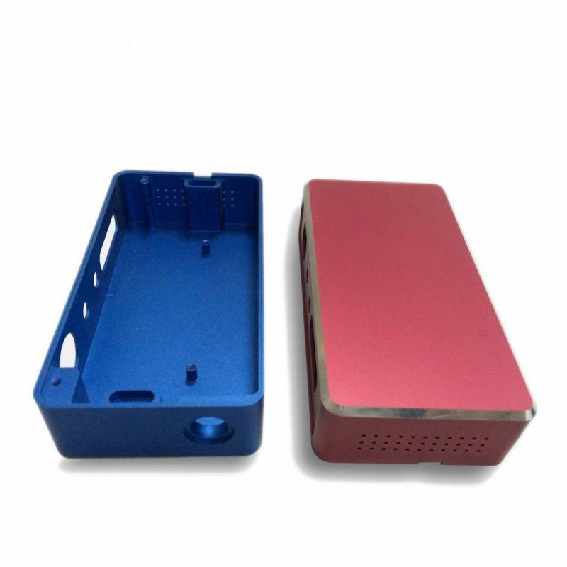 OEM Precision CNC Machining Aluminum Electrical Enclosure with Color Anodizing