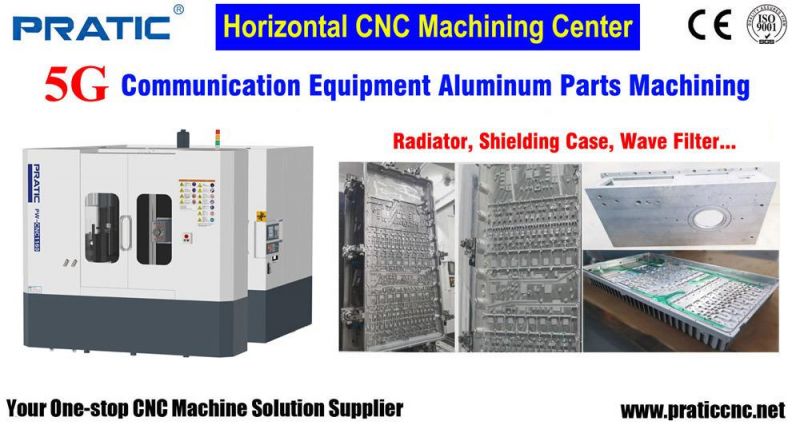 Horizontal Milling Drilling Boring CNC Machine for 5g Communication Equipment