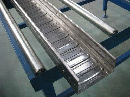 Galvanized Perforated Steel Cable Tray Ladder Type Roll Forming Machine