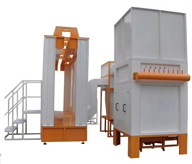 Plastic Powder Coating Spray Booth with Cyclone System