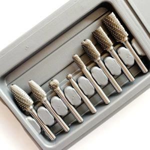 1/4 Shank 8 Pieces Set Carbide File Set Carbide Rotary Burr File Tool 8in1