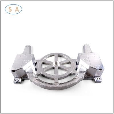 OEM Aluminum/Stainless Steel CNC Machining Base for Aluminum Sawing Machine Accessories