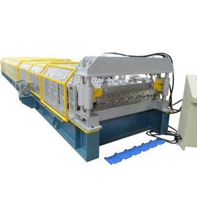 1250 Galvanized Steel PPGI Trapezoidal Metal Roofing Sheet Roll Forming Machine Design Manufacture