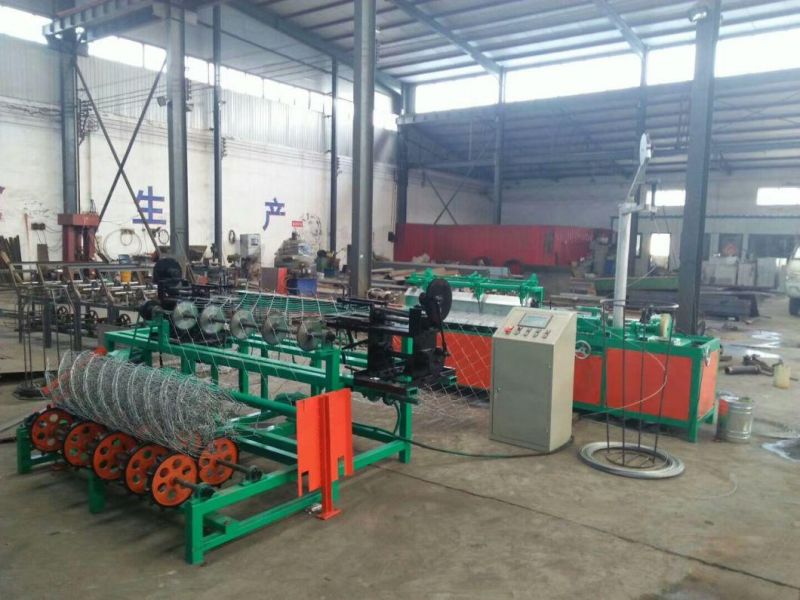 Diamond Wire Mesh Chain Link Fence Net Making Machine