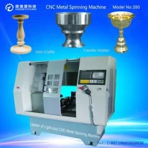 Mini Automatic CNC Metal Spinning Machine for Copper Pot (Light-duty 350B-20)