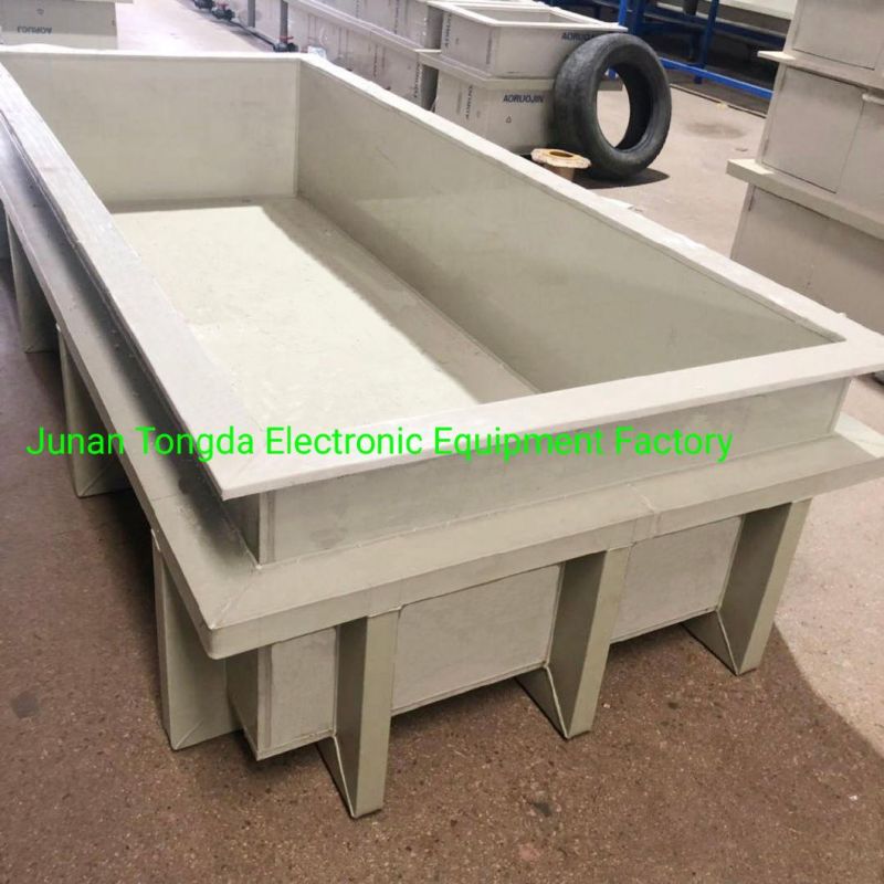 15mm PP PVC Material of Electroplating Tanks Zinc Plating Tank PP Bath Metal Plating Tank Chrome Plating Tank