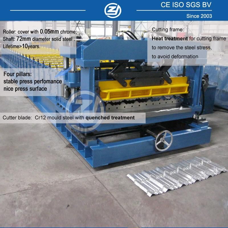 Hot Sale Full Automatic Arch New Condition Glazed Roof Panel/Step Tile Cold Bending Roll Forming Machine/Production Line Factory Price