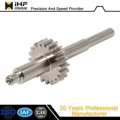 Ihf Customized High Precision CNC Machining Parts Spline Spur Shaft with Blackening
