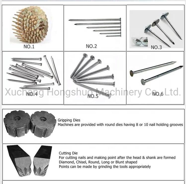 Fully Automatic Number Controlled Easy Operation Exact Cutter Nail Making Machine