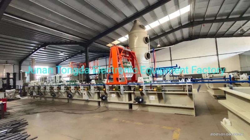 Junan Tongda Customized Metal Coating Machine Zinc Plating Equipment for Screws Bolts Nuts