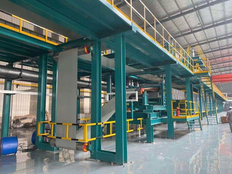 Continous Color Coating Metal Coating Machinery for Steel / Aluminum Coils