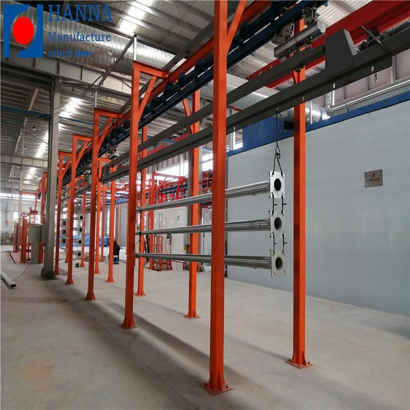 Horizontal Powder Coating Line Electric Powder Coating Oven