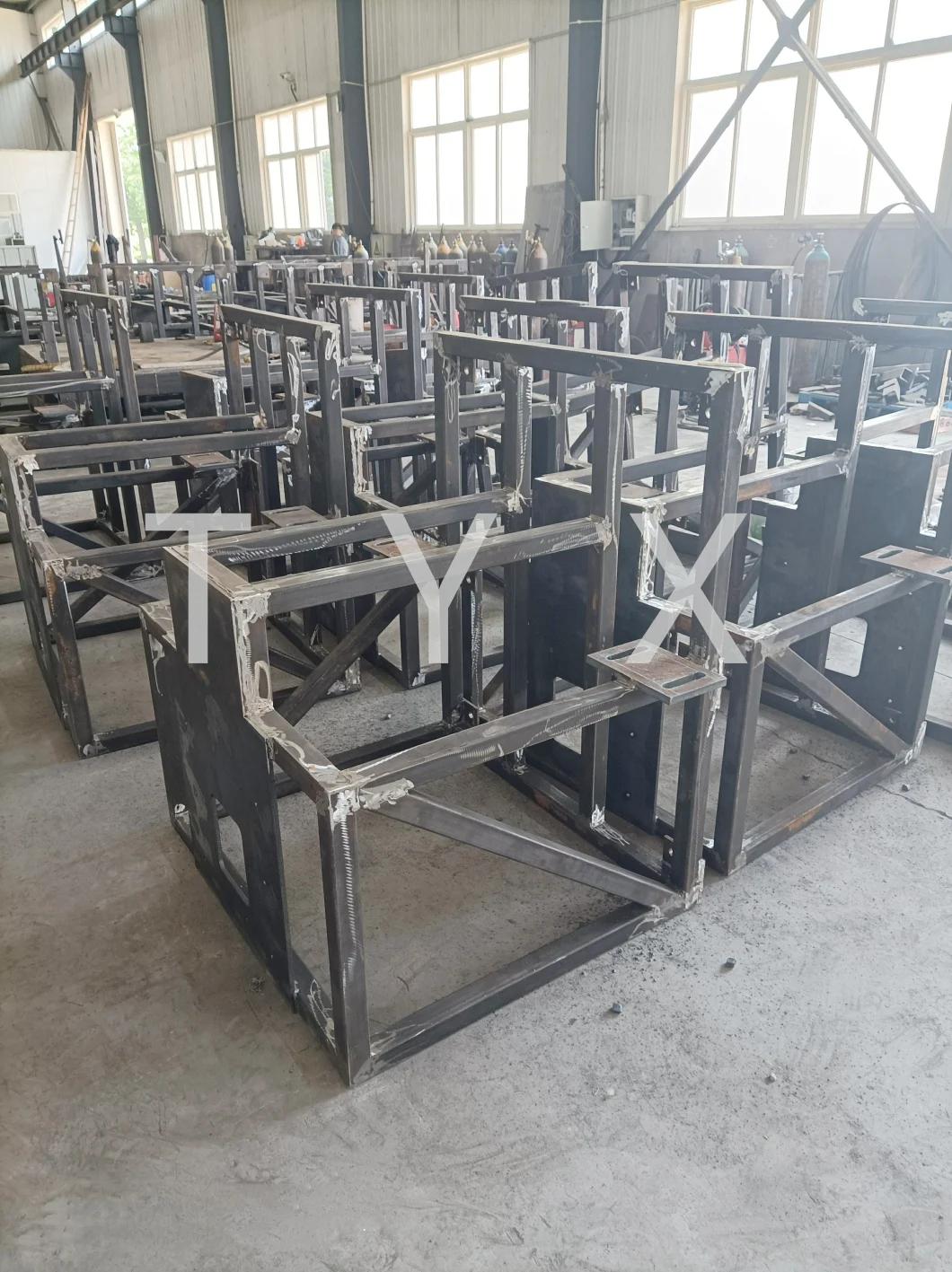 China Factory Welding Steel Structure Part, OEM Custom Machinery Frame Part Processing Metal Machining Spare Part